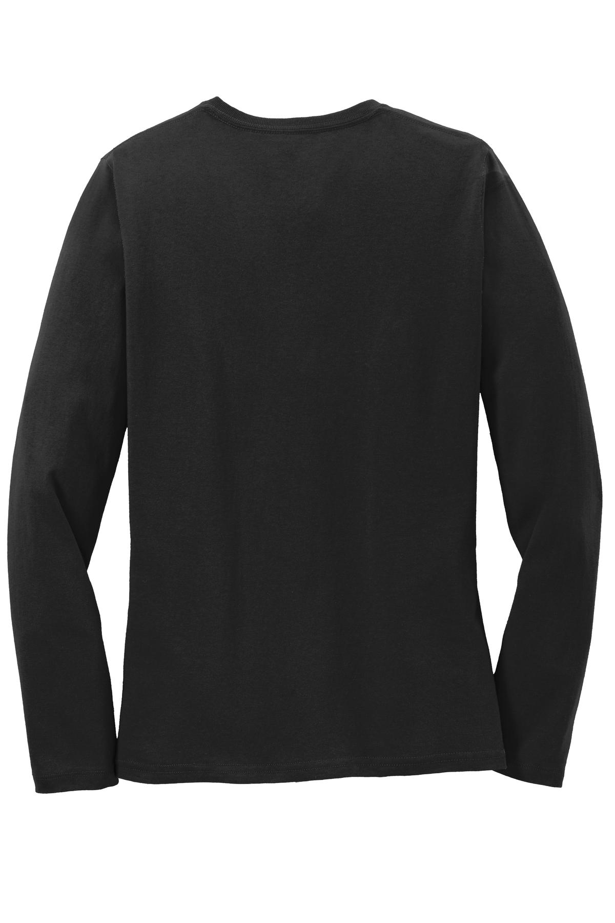 Port & Co Women's Long Sleeve Core Cotton Tee. LPC54LS