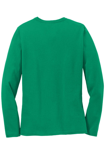 Port & Co Women's Long Sleeve Core Cotton Tee. LPC54LS