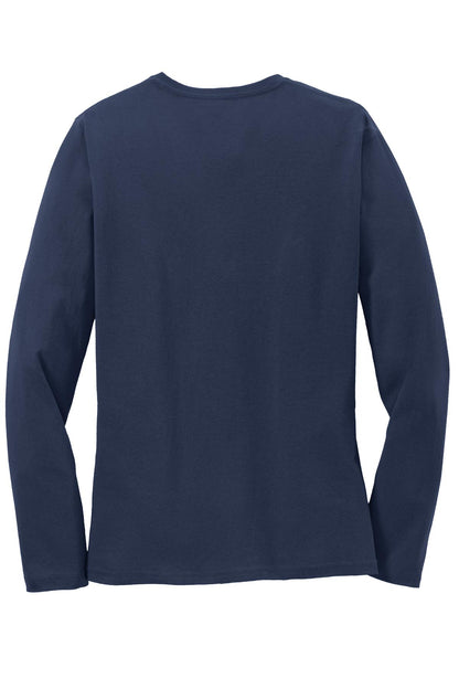 Port & Co Women's Long Sleeve Core Cotton Tee. LPC54LS