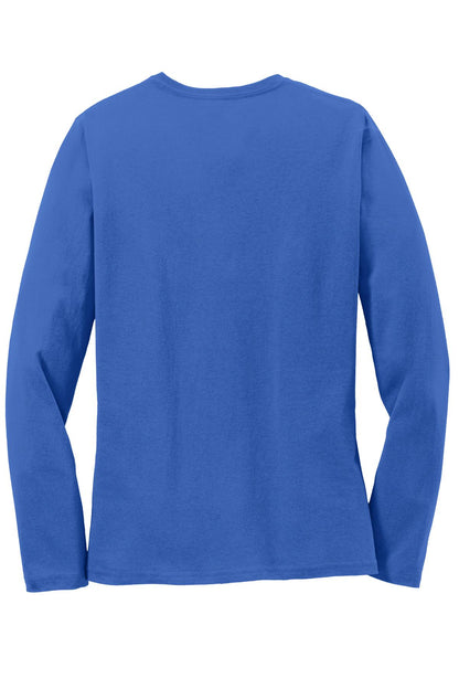 Port & Co Women's Long Sleeve Core Cotton Tee. LPC54LS