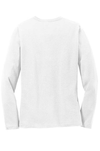 Port & Co Women's Long Sleeve Core Cotton Tee. LPC54LS