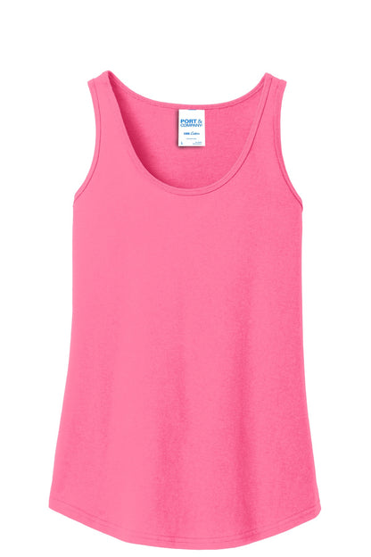 Port & Co Women's Core Cotton Tank Top.  LPC54TT