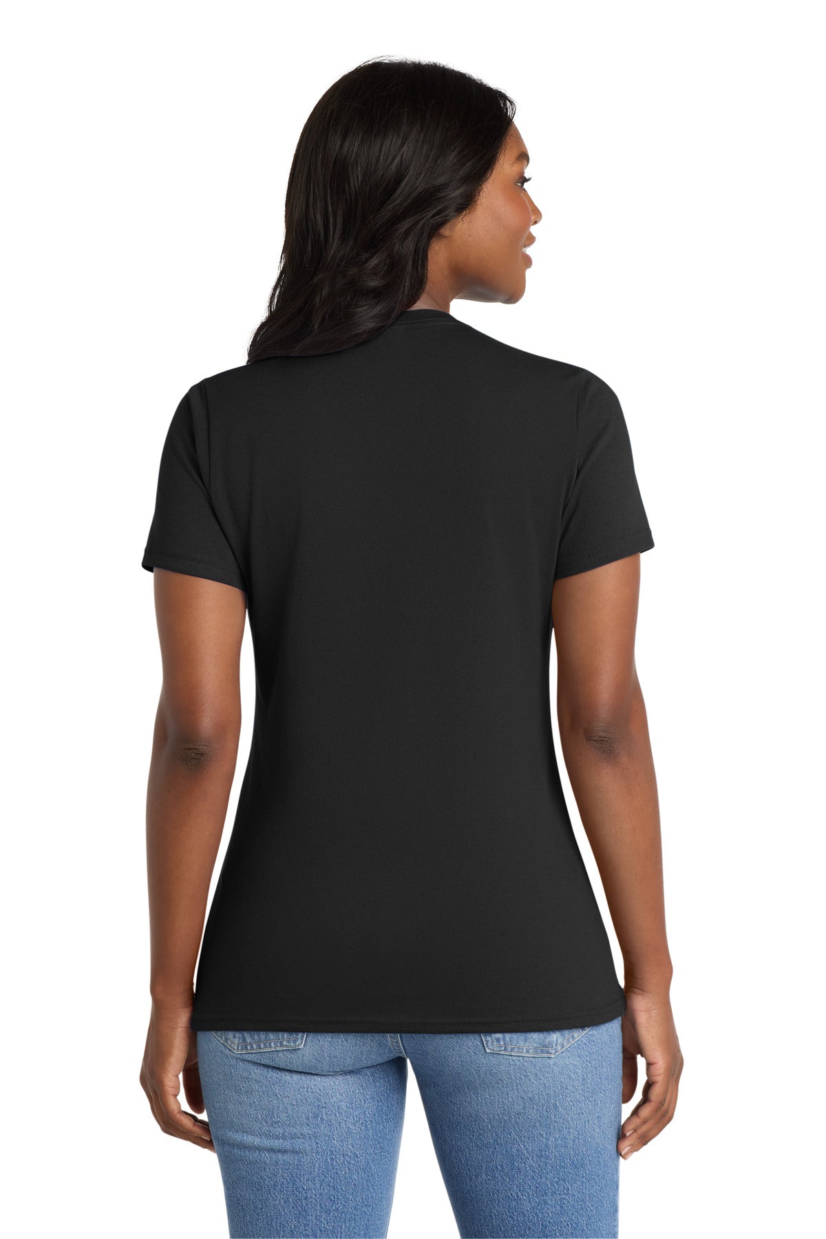 Port & Co Women's Core Blend Tee. LPC55