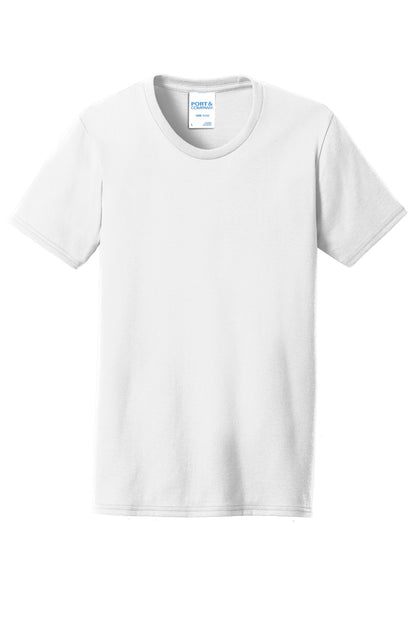 Port & Co Women's Core Blend Tee. LPC55