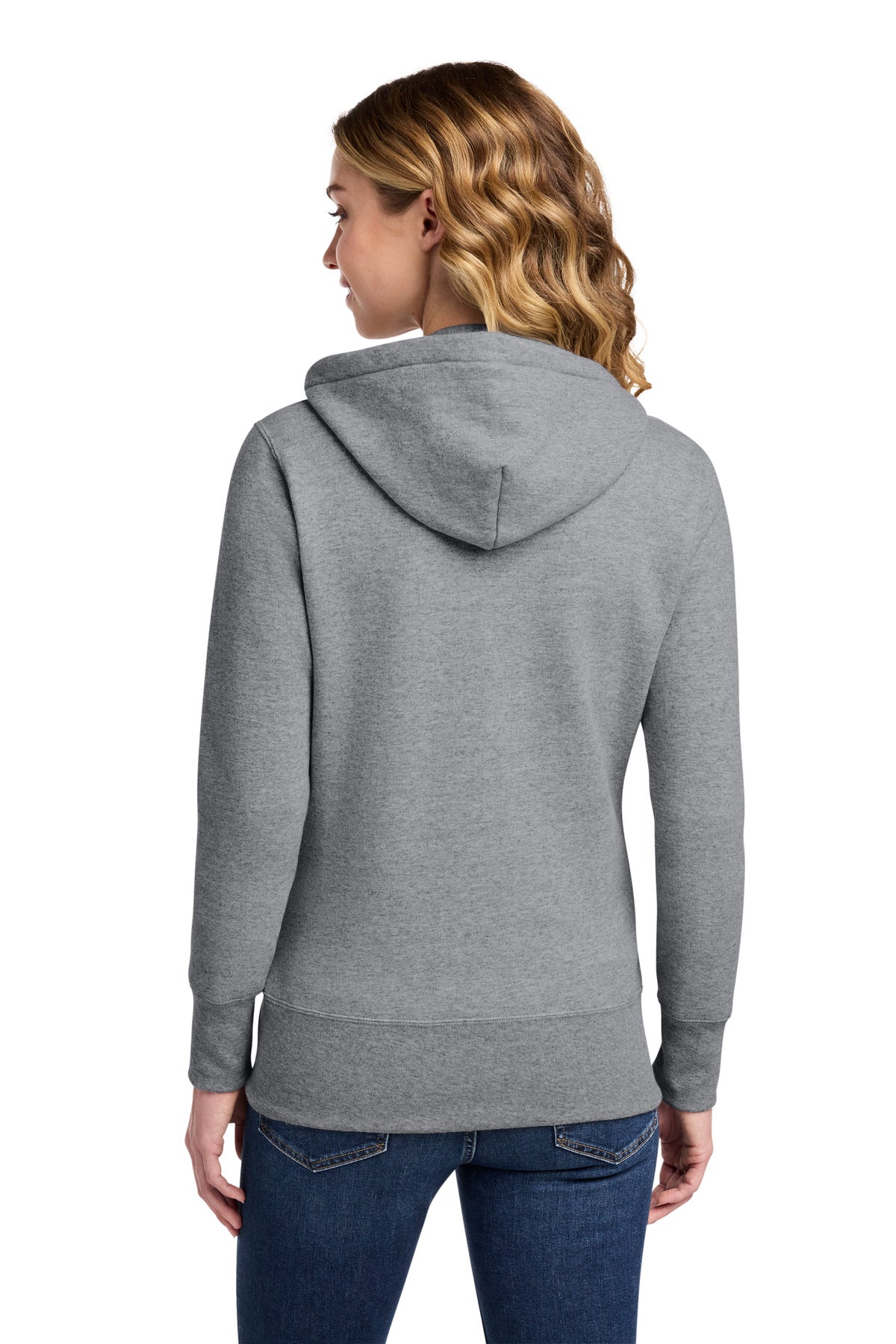Port & Co Women's Core Fleece Full-Zip Hooded Sweatshirt. LPC78ZH