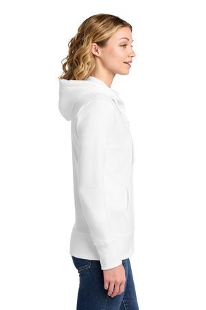 Port & Co Women's Core Fleece Full-Zip Hooded Sweatshirt. LPC78ZH