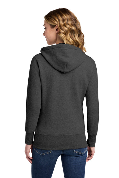 Port & Co Women's Core Fleece Full-Zip Hooded Sweatshirt. LPC78ZH