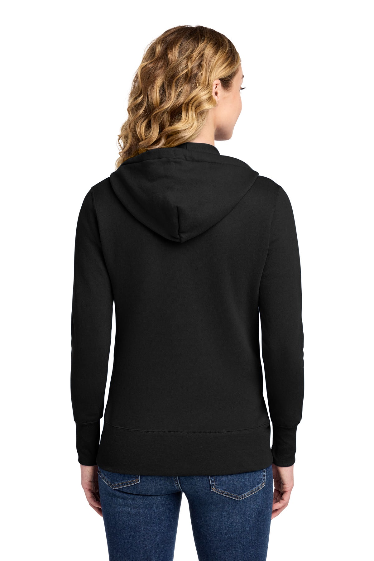 Port & Co Women's Core Fleece Full-Zip Hooded Sweatshirt. LPC78ZH