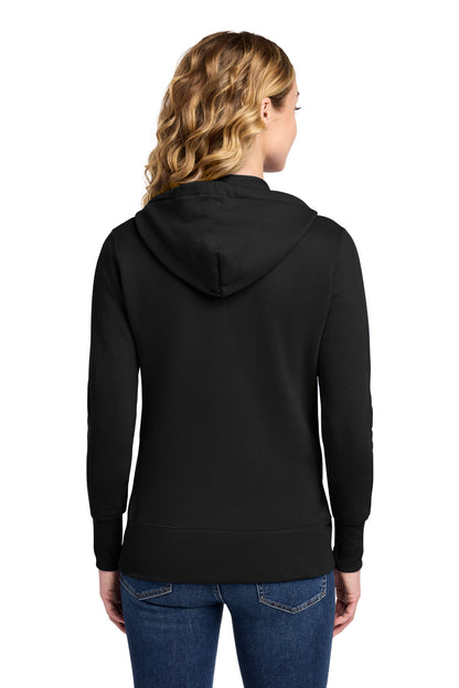 Port & Co Women's Core Fleece Full-Zip Hooded Sweatshirt. LPC78ZH