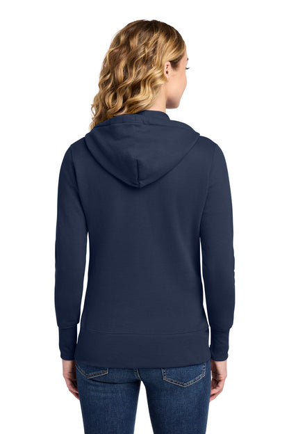 Port & Co Women's Core Fleece Full-Zip Hooded Sweatshirt. LPC78ZH