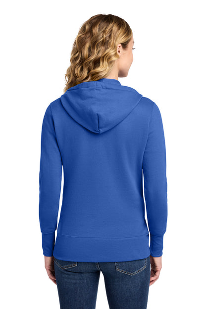 Port & Co Women's Core Fleece Full-Zip Hooded Sweatshirt. LPC78ZH