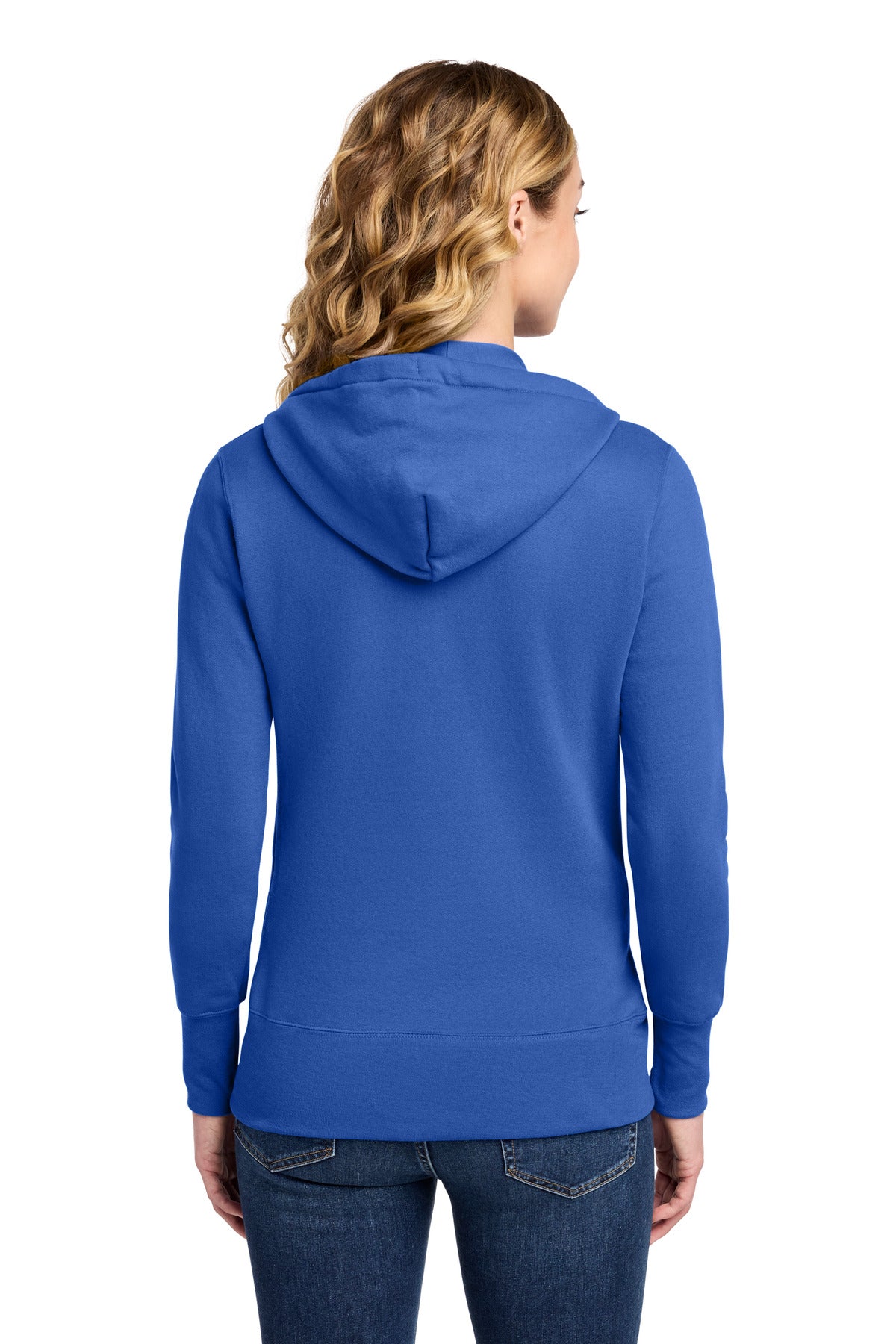 Port & Co Women's Core Fleece Full-Zip Hooded Sweatshirt. LPC78ZH