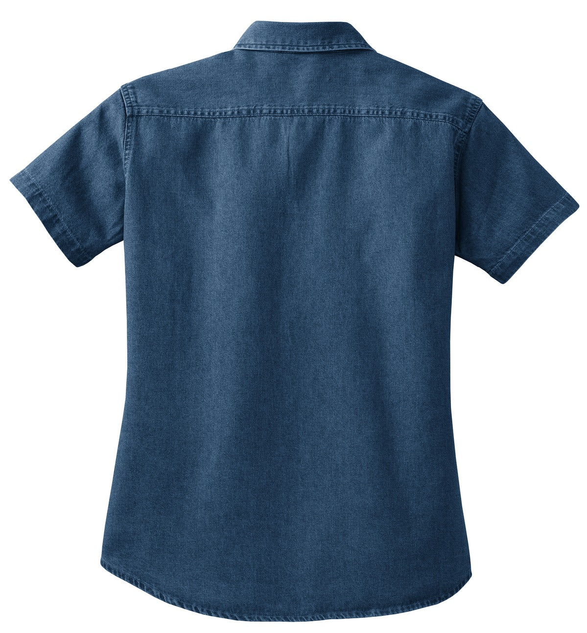 Port & Co Women's Short Sleeve Value Denim Shirt.  LSP11