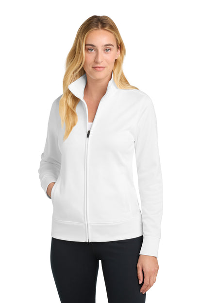 Sport-Tek Women's Sport-Wick Fleece Full-Zip Jacket.  LST241