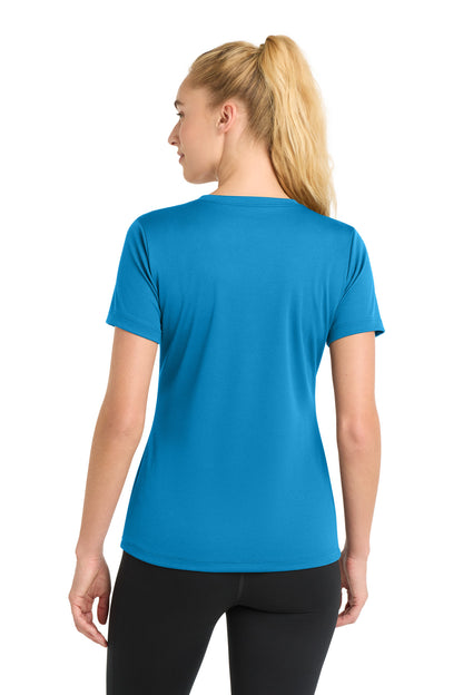 Sport-Tek Women's PosiCharge RacerMesh V-Neck Tee. LST340