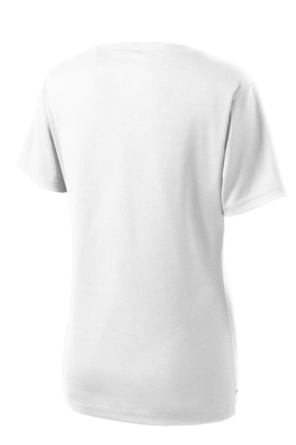 Sport-Tek Women's PosiCharge RacerMesh V-Neck Tee. LST340
