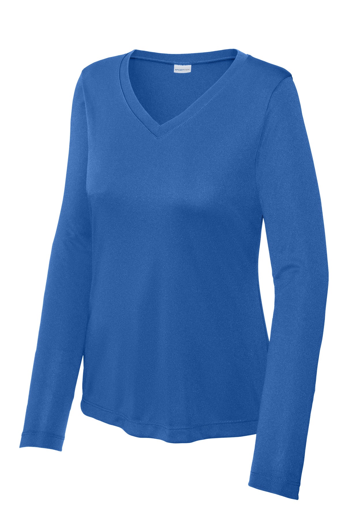 Sport-Tek Women's Long Sleeve PosiCharge Competitor V-Neck Tee. LST353LS