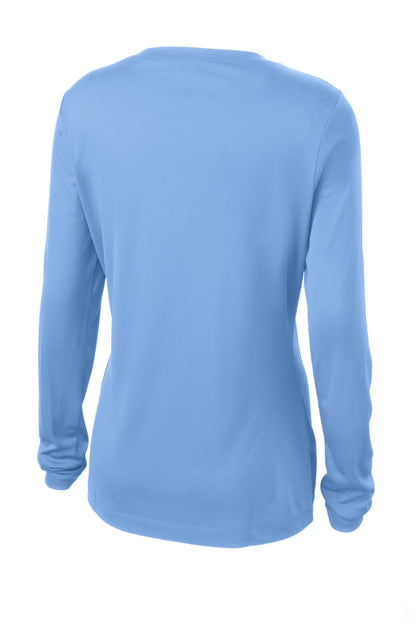 Sport-Tek Women's Long Sleeve PosiCharge Competitor V-Neck Tee. LST353LS