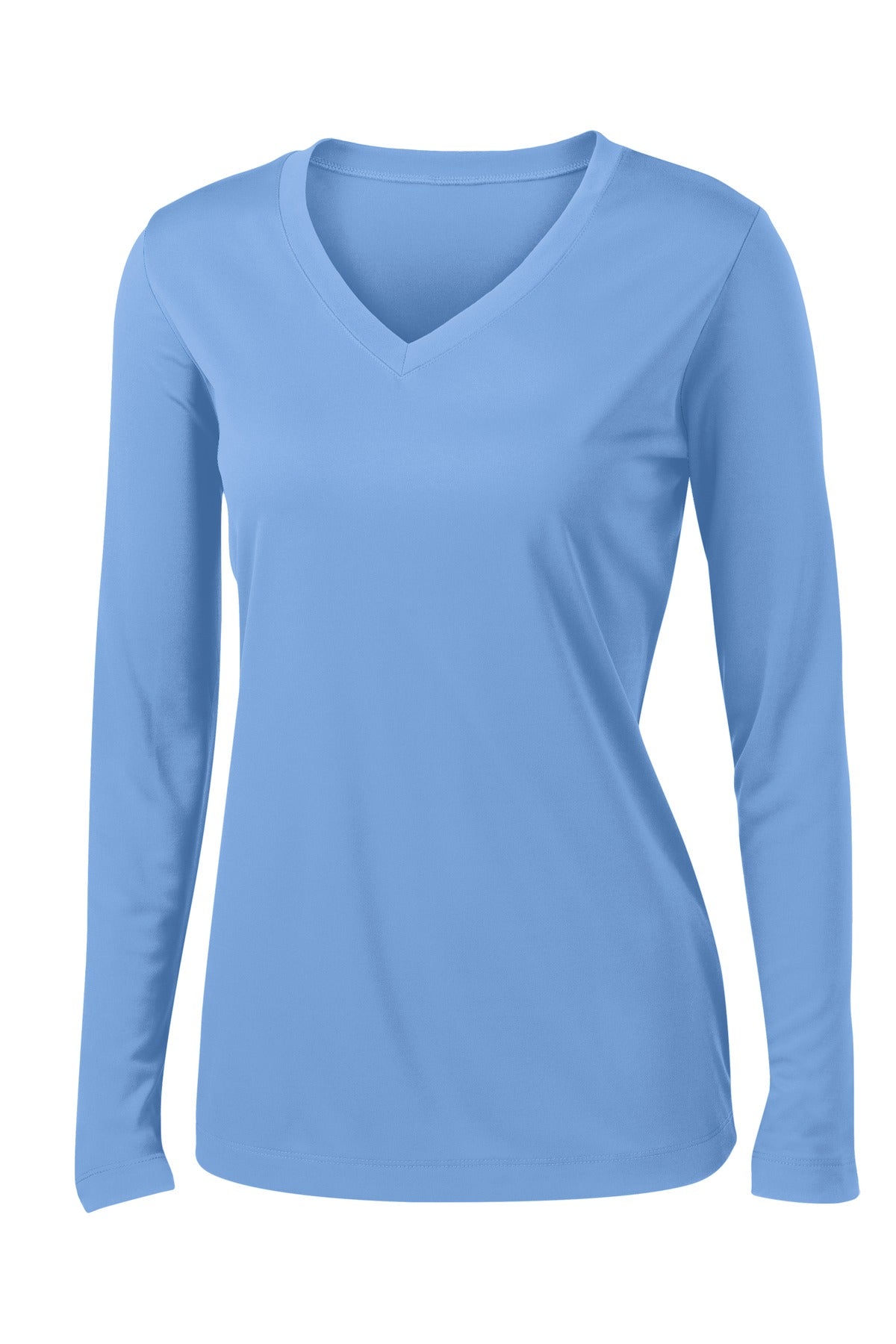 Sport-Tek Women's Long Sleeve PosiCharge Competitor V-Neck Tee. LST353LS