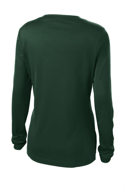 Sport-Tek Women's Long Sleeve PosiCharge Competitor V-Neck Tee. LST353LS