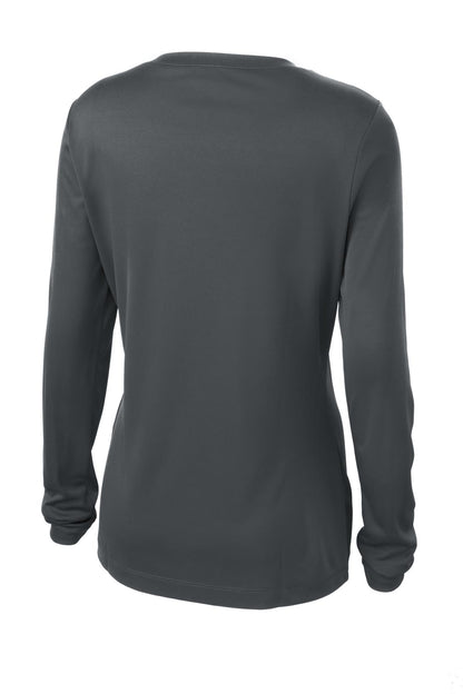 Sport-Tek Women's Long Sleeve PosiCharge Competitor V-Neck Tee. LST353LS