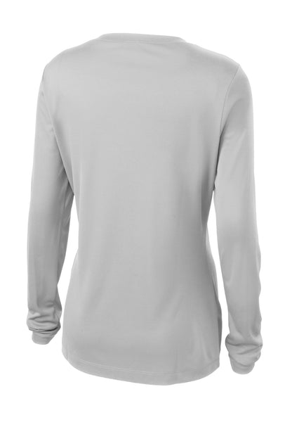 Sport-Tek Women's Long Sleeve PosiCharge Competitor V-Neck Tee. LST353LS