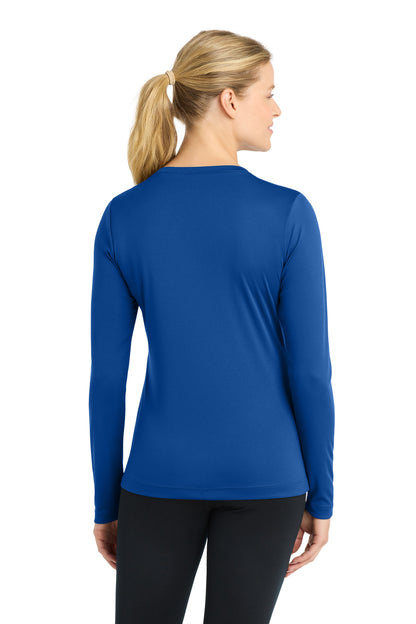 Sport-Tek Women's Long Sleeve PosiCharge Competitor V-Neck Tee. LST353LS