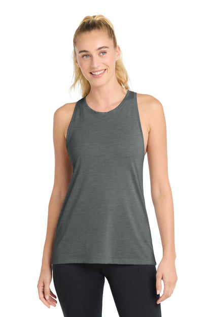Sport-Tek  Women's PosiCharge  Tri-Blend Wicking Tank. LST402