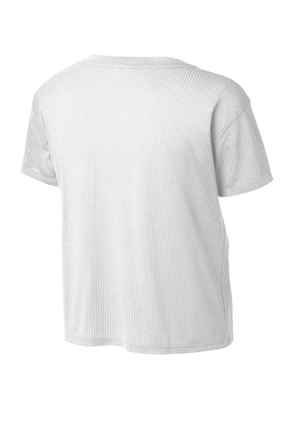 Sport-Tek  Women's PosiCharge  Draft Crop Tee. LST411