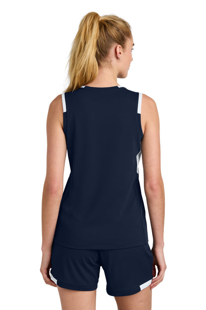 Sport-Tek Women's Club Sleeveless V-Neck LST441