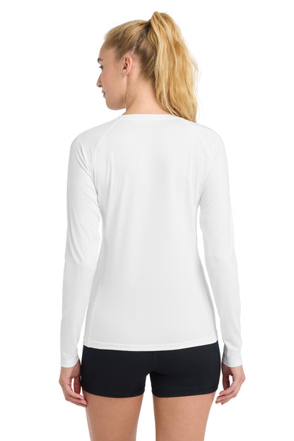 Sport-Tek  Women's Long Sleeve Rashguard Tee. LST470LS