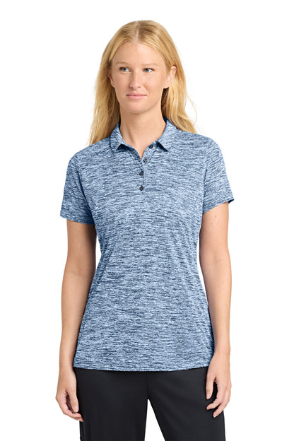 Sport-Tek  Women's PosiCharge  Electric Heather Polo. LST590