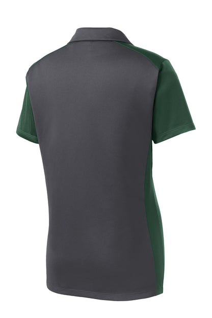 Sport-Tek Women's Colorblock Micropique Sport-Wick Polo. LST652