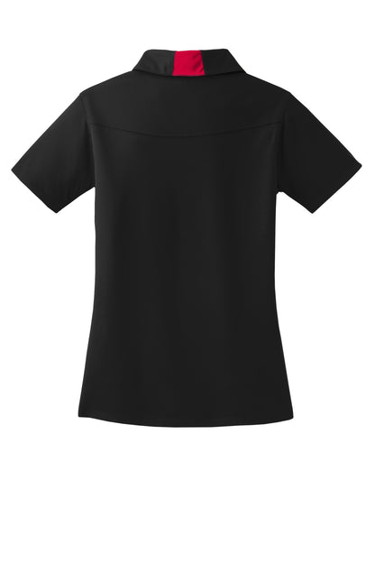 Sport-Tek Women's Side Blocked Micropique Sport-Wick Polo. LST655