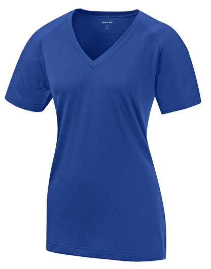 Sport-Tek Women's Ultimate Performance V-Neck. LST700