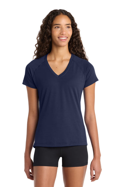 Sport-Tek Women's Ultimate Performance V-Neck. LST700