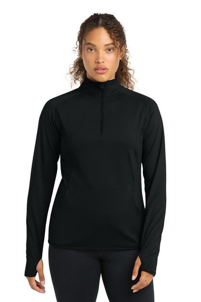 Sport-Tek Women's Sport-Wick Stretch 1/4-Zip Pullover. LST850
