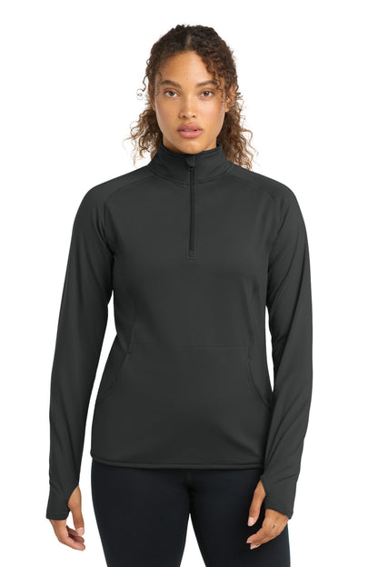 Sport-Tek Women's Sport-Wick Stretch 1/4-Zip Pullover. LST850