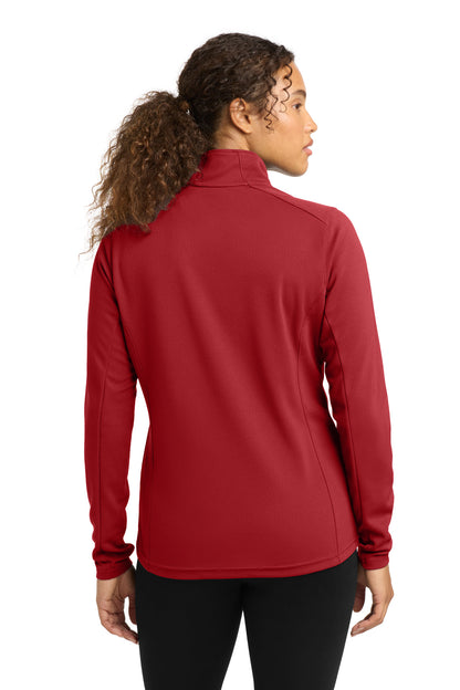 Sport-Tek Women's Sport-Wick Textured 1/4-Zip Pullover.  LST860