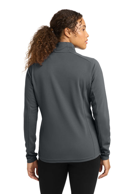 Sport-Tek Women's Sport-Wick Textured 1/4-Zip Pullover.  LST860