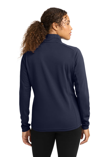 Sport-Tek Women's Sport-Wick Textured 1/4-Zip Pullover.  LST860