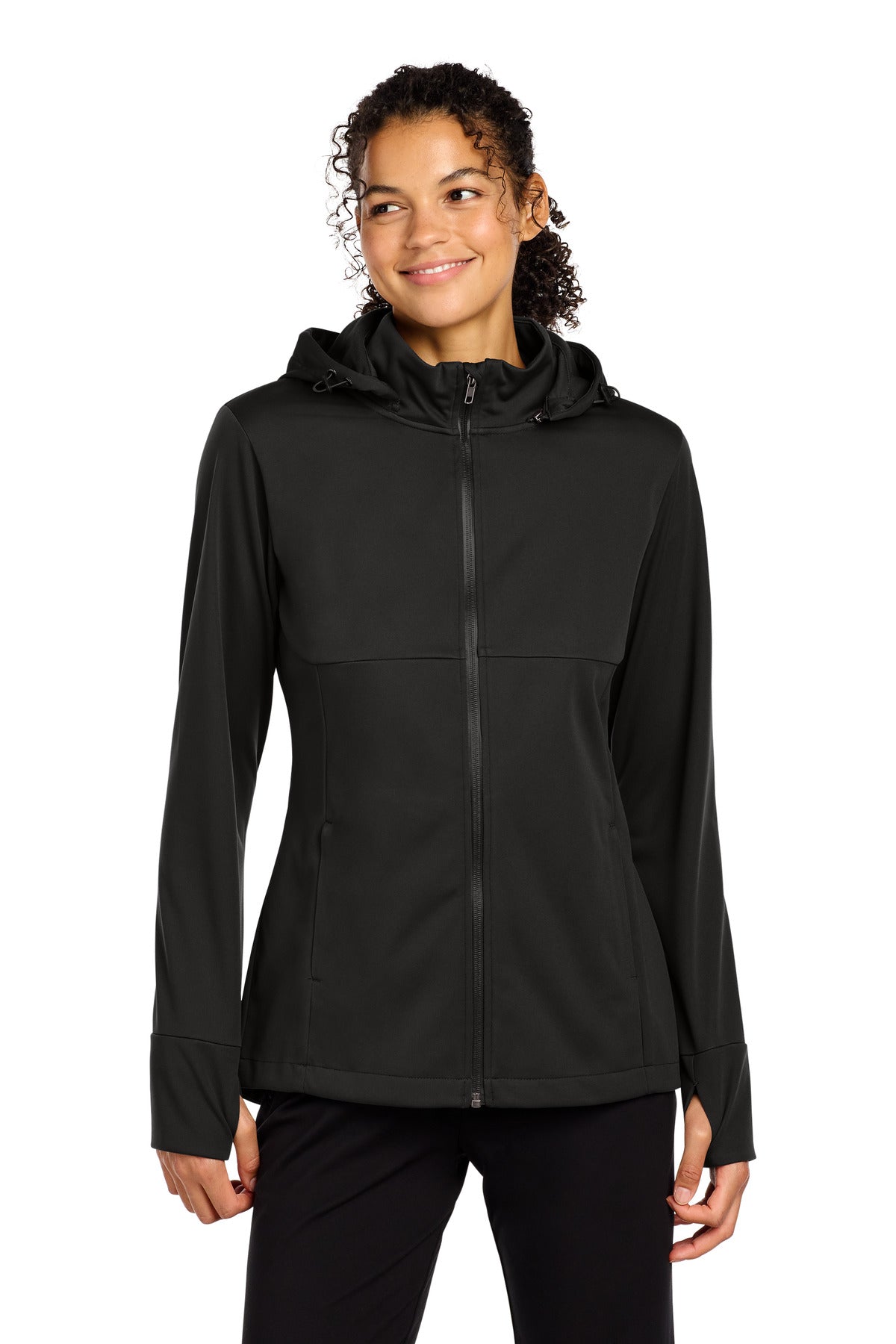 Sport-Tek Women's Hooded Soft Shell Jacket LST980
