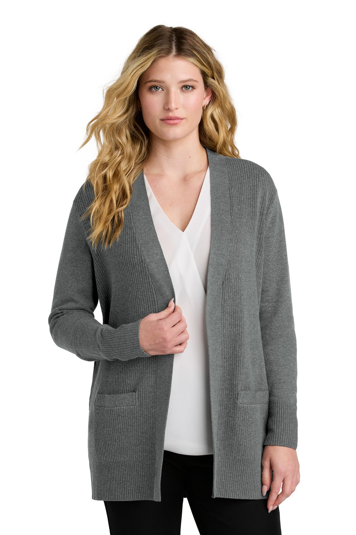 Port Authority Women's Easy Care Open-Front Cardigan Sweater LSW2890