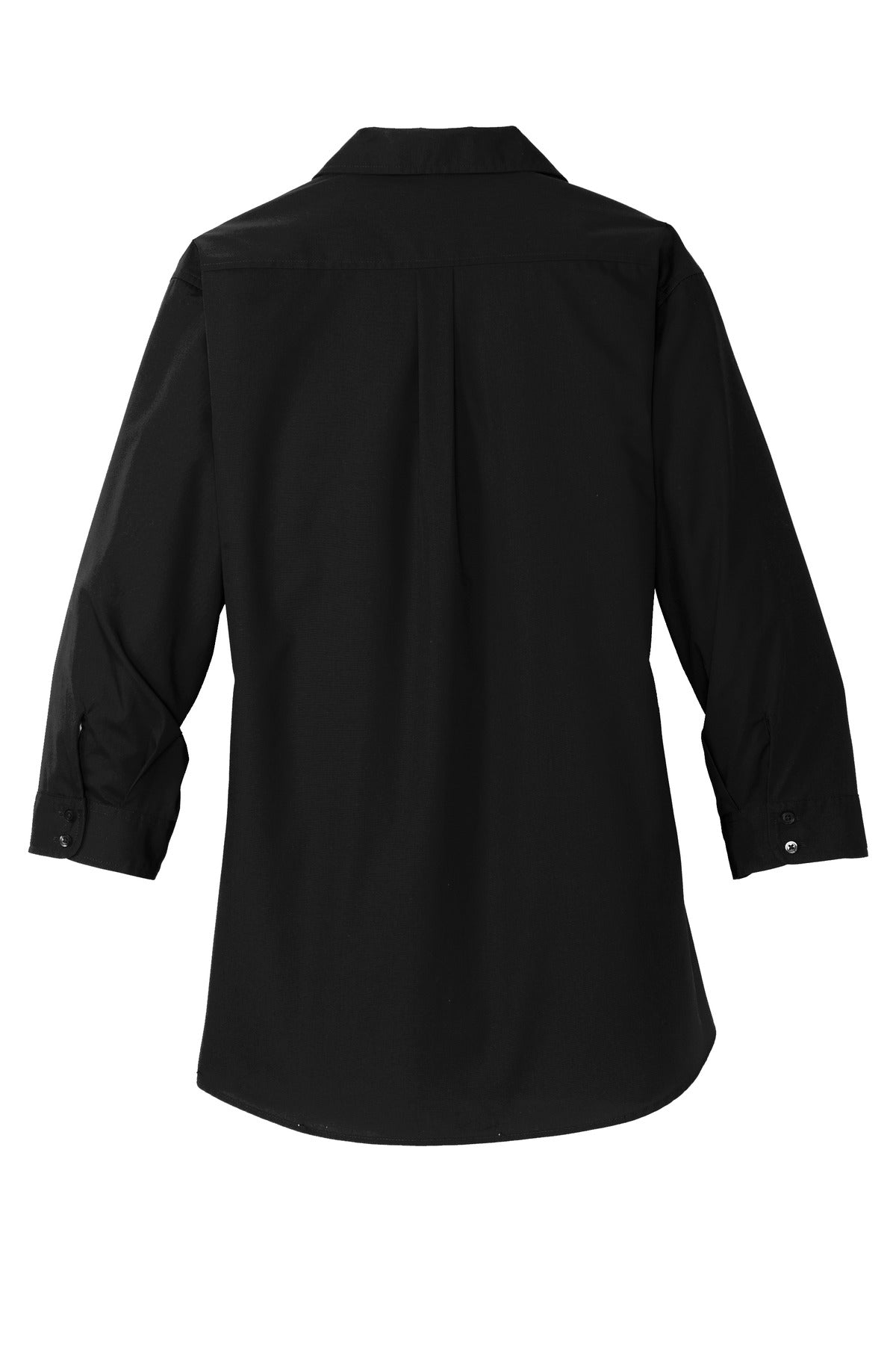 Port Authority Women's 3/4-Sleeve Carefree Poplin Shirt. LW102