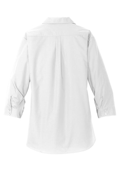 Port Authority Women's 3/4-Sleeve Carefree Poplin Shirt. LW102