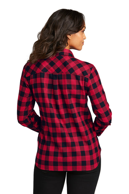 Port Authority Women's Plaid Flannel Shirt LW669