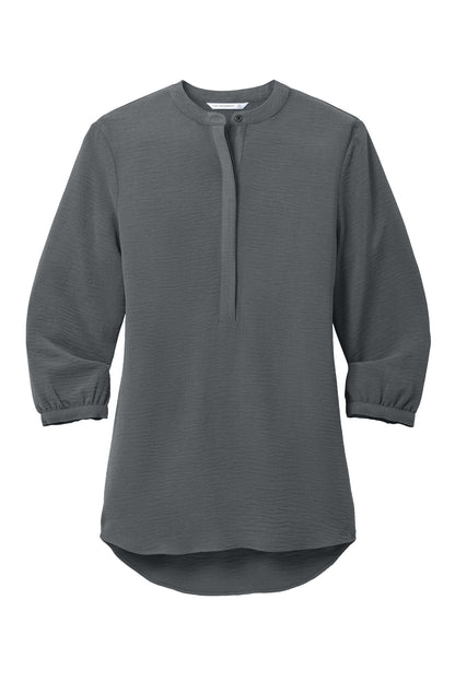Port Authority Women's 3/4-Sleeve Textured Crepe Tunic LW713
