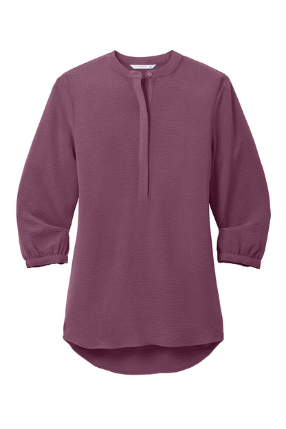 Port Authority Women's 3/4-Sleeve Textured Crepe Tunic LW713