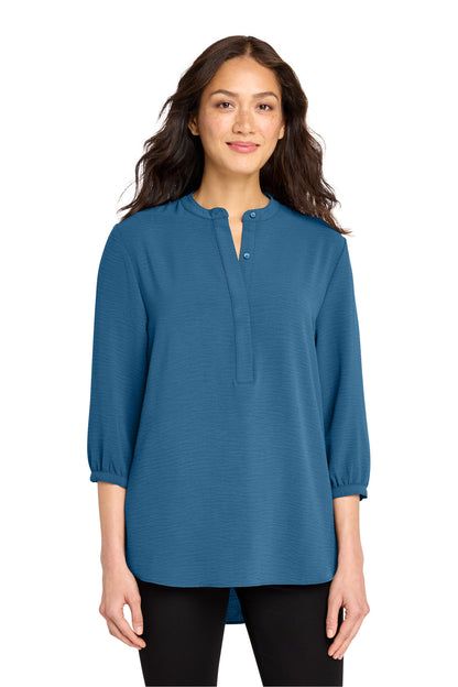 Port Authority Women's 3/4-Sleeve Textured Crepe Tunic LW713