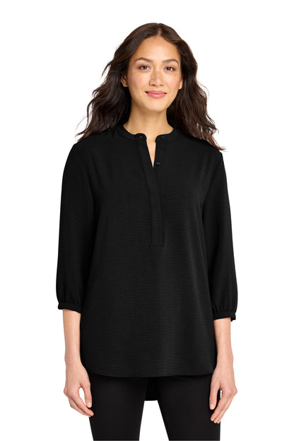 Port Authority Women's 3/4-Sleeve Textured Crepe Tunic LW713